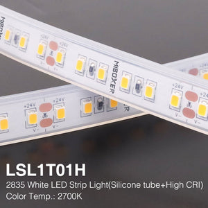 Mi-Light Mi-Boxer - 2835 Single Color Warm Wit 2700K LED Strip 5M (IP65) - LED Strips - HandyLight.nl - HL-LEDS-SC-LSL1T01H-6970602182654