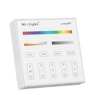 Mi-Light Mi-Boxer - 4-Zone RGB+CCT Paneelafstandsbediening - LED Bediening - HandyLight.nl - HL-PREM-RGBCCT-B4-W-6970602181282
