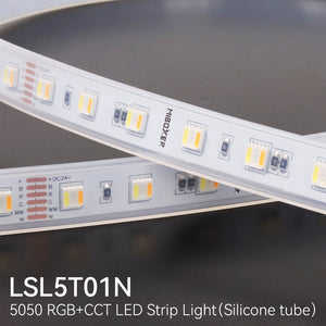 Mi-Light Mi-Boxer - 5050 RGB+CCT LED Strip 5M (IP65) - LED Strips - HandyLight.nl - HL-LEDS-RGBCCT-LSL5T01N-6970602182418