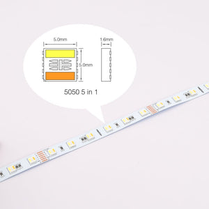 Mi-Light Mi-Boxer - 5050 RGB+CCT LED Strip 5M (IP65) - LED Strips - HandyLight.nl - HL-LEDS-RGBCCT-LSL5T01N-6970602182418