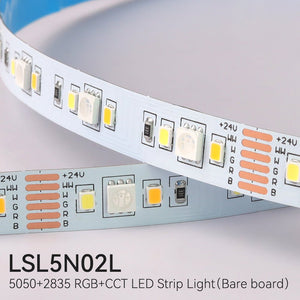 Mi-Light Mi-Boxer - 5050+2835 RGB+CCT LED Strip 5M (IP20) - LED Strips - HandyLight.nl - HL-LEDS-RGBCCT-LSL5N02L-6970602182906