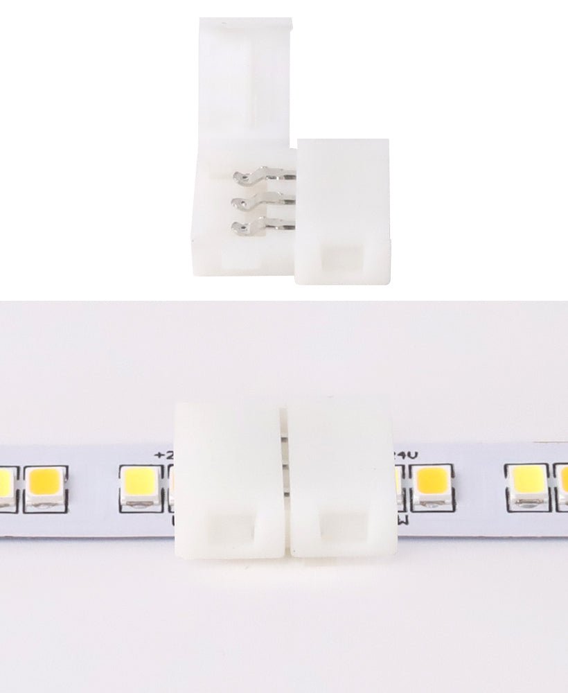 Mi-Light Mi-Boxer - I-vorm connector voor 10mm Dual White LED Strip - LED Strip connector - HandyLight.nl - HL-LEDSC-WW-10MM-IS3C-