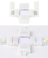 Mi-Light Mi-Boxer - X-vorm connector voor 12mm RGB+CCT LED Strip - LED Strip connector - HandyLight.nl - HL-LEDSC-RGBCCT-12MM-XS6C-