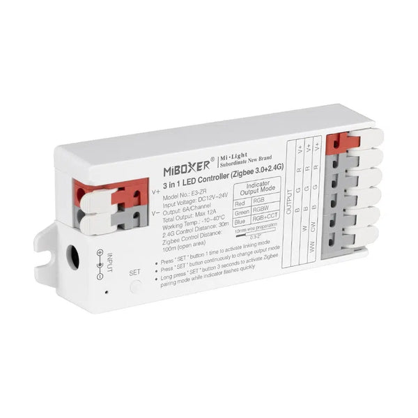 Afbeelding in Gallery-weergave laden, Mi - Light Mi - Boxer - 3 in 1 LED controller (Schroefloos) - RGB + RGBW + RGB+CCT (Zigbee 3.0 + 2.4GHz) - Zigbee + 2.4GHz LED controllers - HandyLight.nl - HL - LEDC - S - 3 - IN - 1 - RGB - RGBW - RGBCCT - FUT037Z+ - 6970602184832
