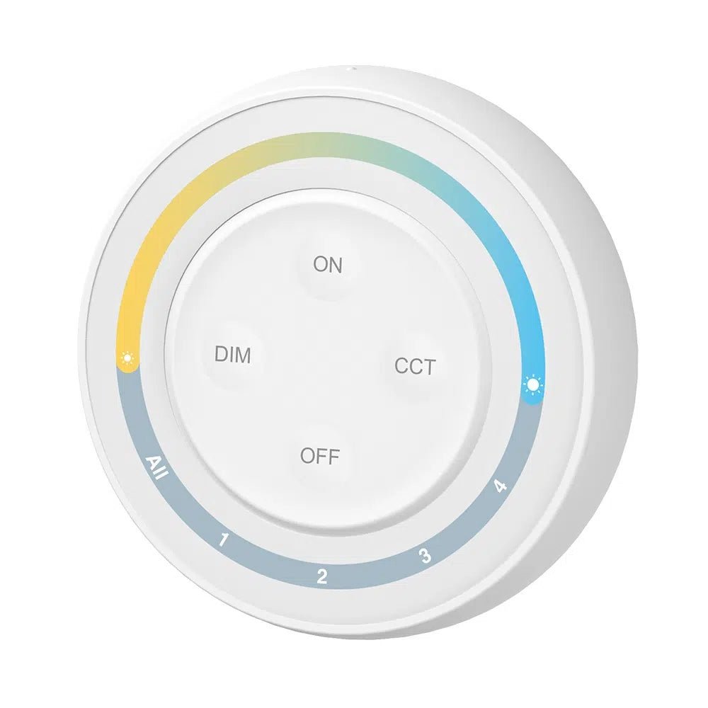 Mi - Light Mi - Boxer - 4 - Zone Dual White CCT Afstandsbediening met magnetische houder - LED Bediening - HandyLight.nl - HL - REM - WW - S1W+ - 6970602184726