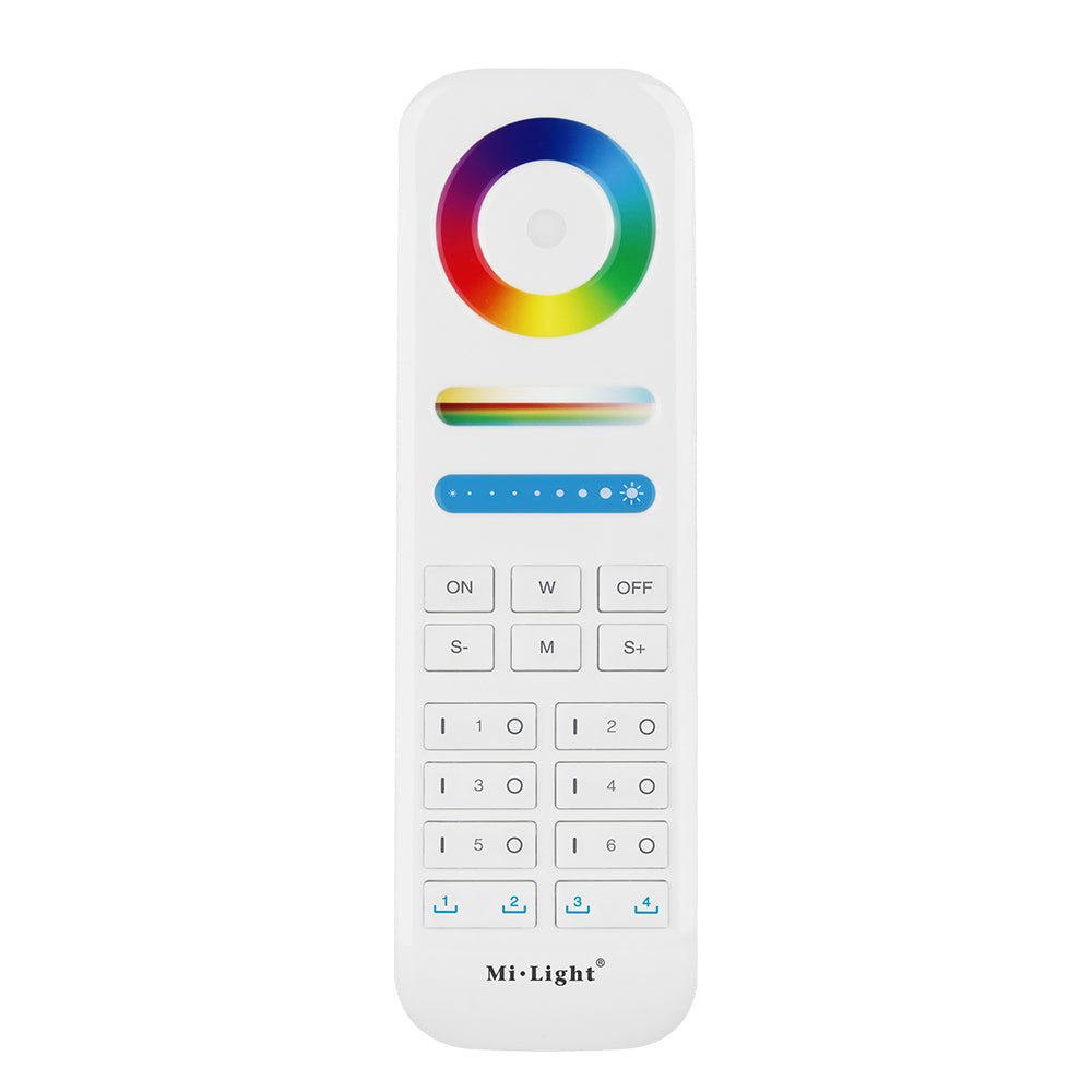 Mi - Light Mi - Boxer - 6 - Zone RGB+CCT Afstandsbediening - LED Bediening - HandyLight.nl - HL - REM - RGBCCT - FUT089S - W - 6970602183484