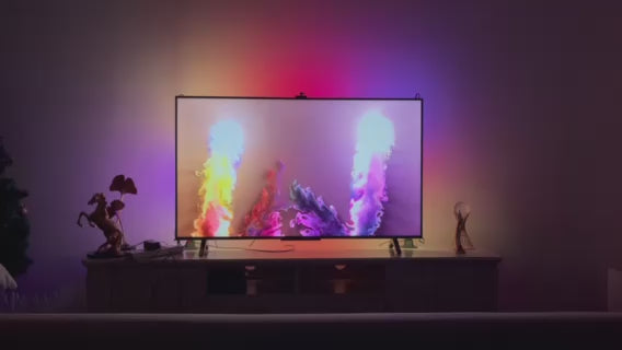 Video laden en afspelen in Gallery-weergave, RGB-IC TV Ambilight LEDstrip kit

