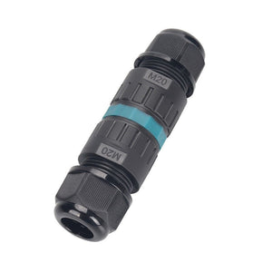 HandyLight.nl - IP68 Buitenconnector I-vorm M20 2-pin - Connectors - HandyLight.nl - HL-CON-I-M20-2PIN-5-9MM-