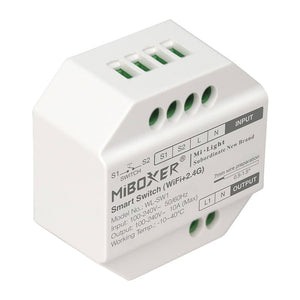 Mi-Light Mi-Boxer - 10A WiFi + 2.4GHz Schakelaar/Stopcontact (Inbouw) - Stopcontacten - HandyLight.nl - HL-SMART-STOPCONTACT-INBOUW-WL-SW1-6970602184627