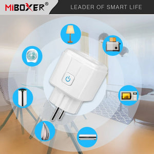 Mi-Light Mi-Boxer - 16A Slim WiFi Stopcontact (Opbouw) - Stopcontacten - HandyLight.nl - HL-SMART-STOPCONTACT-OPBOUW-SWE01-6970602184870