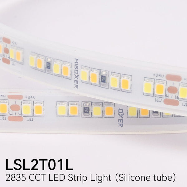 Afbeelding in Gallery-weergave laden, Mi-Light Mi-Boxer - 2835 Dual White LED Strip 5M (IP65) - LED Strips - HandyLight.nl - HL-LEDS-WW-LSL2T01L
