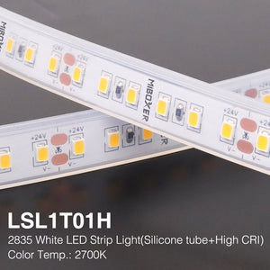 Mi-Light Mi-Boxer - 2835 Single Color Warm Wit 2700K LED Strip 5M (IP65) - LED Strips - HandyLight.nl - HL-LEDS-SC-LSL1T01H