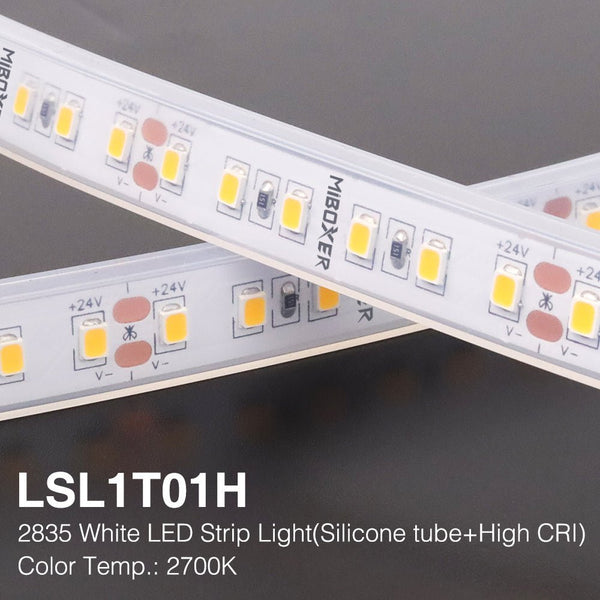 Afbeelding in Gallery-weergave laden, Mi-Light Mi-Boxer - 2835 Single Color Warm Wit 2700K LED Strip 5M (IP65) - LED Strips - HandyLight.nl - HL-LEDS-SC-LSL1T01H
