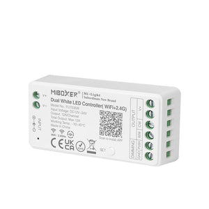 Mi-Light Mi-Boxer - Dual White LED controller (WiFi) - LED controllers - HandyLight.nl - HL-LEDC-WIFI-WW-FUT035W