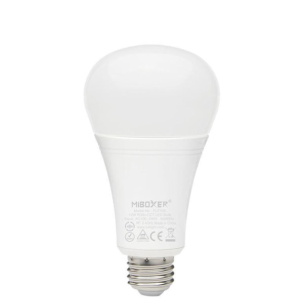 Afbeelding in Gallery-weergave laden, Mi-Light Mi-Boxer - E27 RGB+CCT 12W LED Lamp - LED Lampen - HandyLight.nl - HL-LAMP-RGBCCT-FUT105
