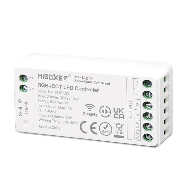 Afbeelding in Gallery-weergave laden, Mi-Light Mi-Boxer - RGB+CCT LED controller (Standaard) - LED controllers - HandyLight.nl - HL-LEDC-RGBCCT-FUT039S-6970602181749

