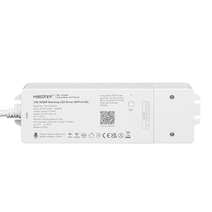 Mi-Light Mi-Boxer - RGBW 24V 75W LED controller met interne voeding (WiFi) - LED controllers - HandyLight.nl - HL-LEDC-WIFI-RGBW-WL4-P75V24-6970602182005