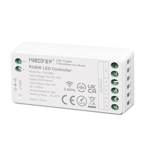 Afbeelding in Gallery-weergave laden, Mi-Light Mi-Boxer - RGBW LED controller (Standaard) - LED controllers - HandyLight.nl - HL-LEDC-RGBW-FUT038S-6970602181732
