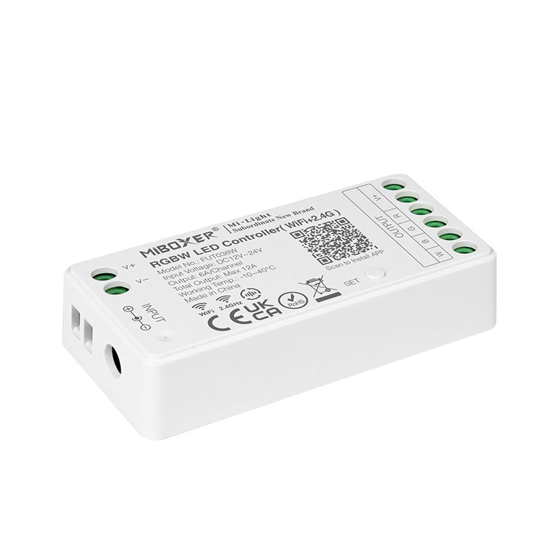 Mi-Light Mi-Boxer - RGBW LED controller (WiFi) - LED controllers - HandyLight.nl - HL-LEDC-WIFI-RGBW-FUT038W-6970602181886