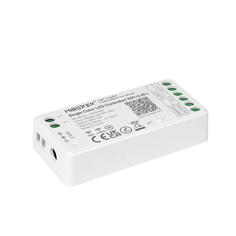 Mi-Light Mi-Boxer - Single Color LED controller (WiFi) - LED controllers - HandyLight.nl - HL-LEDC-WIFI-SC-FUT036W-6970602181862